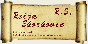 Relja Skorković vizit kartica